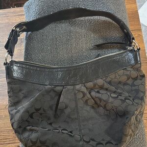 Coach Black Shoulder Bag